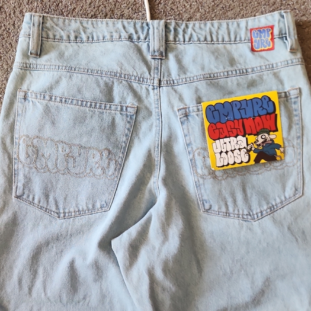 Empyre Light Blue Relaxed Men Jeans - Picture 6 of 6